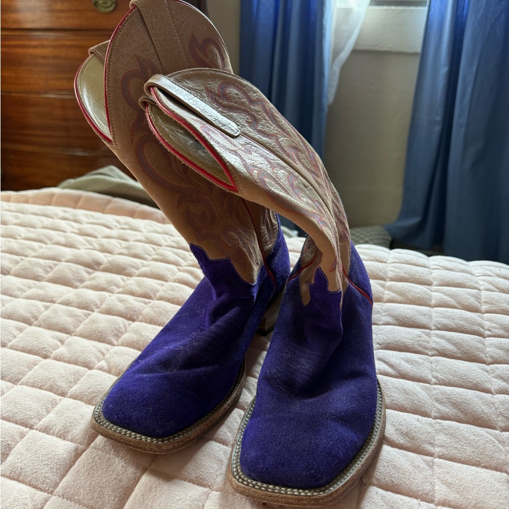 Purple Suede Macie Bean Boots